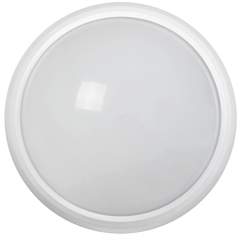 картинка Светильник "круг" LED 12Вт (960Лм) 6500K IP65 белый с акустическим датчиком ДПО 5142Д ИЭК от магазина Электротехника