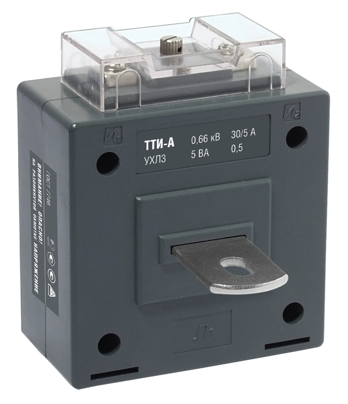 картинка Трансформатор тока ТТИ-А 800/5А  5ВА  класс 0,5  ИЭК  от магазина Электротехника
