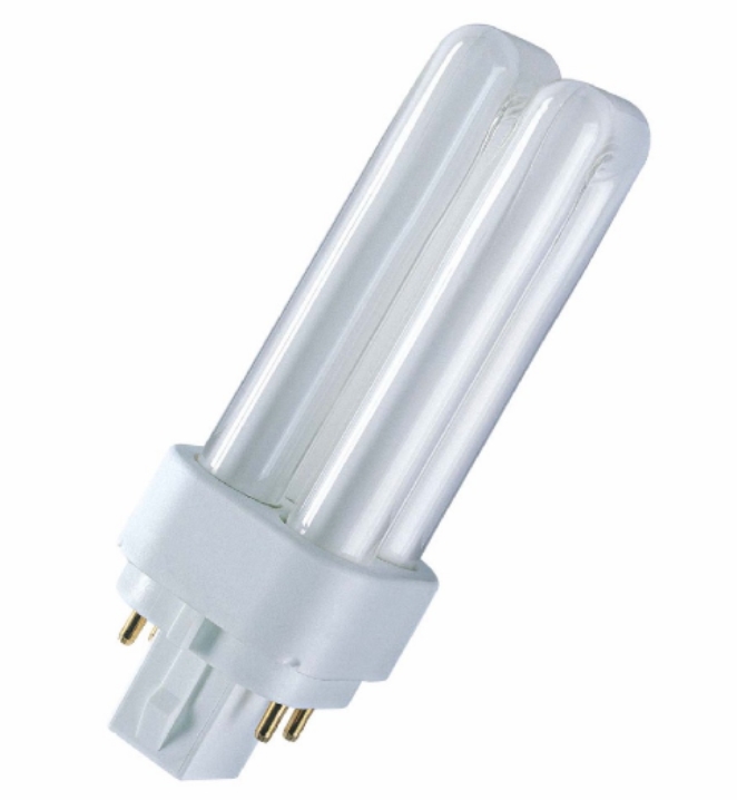 картинка Лампа энергосберегающая КЛЛ 26Вт Dulux D/E 26/830 4p G24q-3 OSRAM от магазина Электротехника