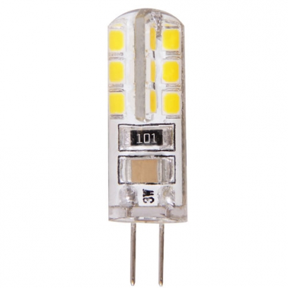 картинка Лампа LED  3Вт G4 (240lm) 2800K 38х11 220В "капсула" Ecola *** от магазина Электротехника