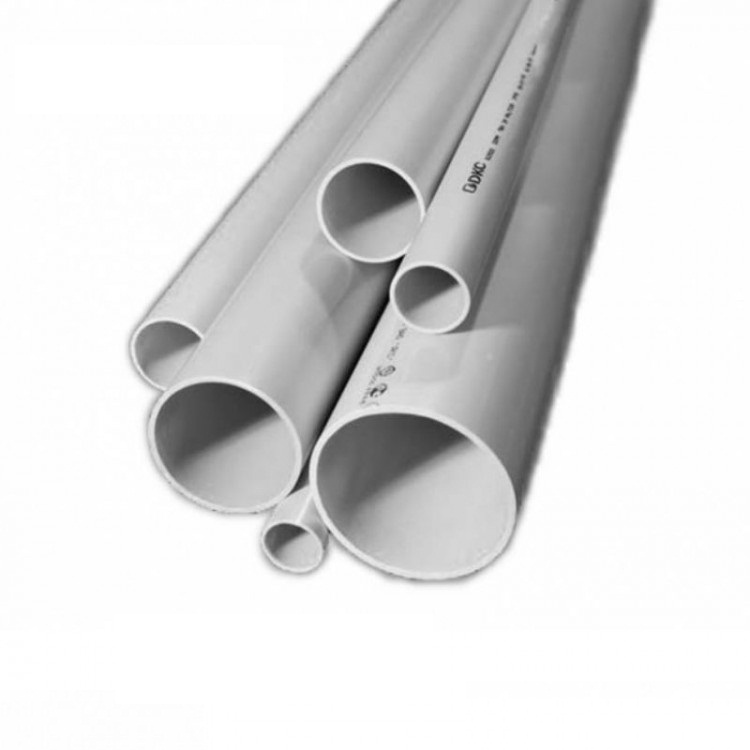 картинка Труба ПВХ жёсткая гладкая д.20мм, лёгкая, 2м, цвет серый от магазина Электротехника