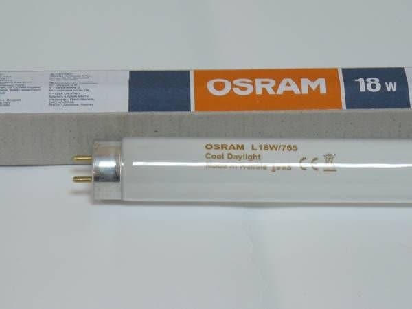 картинка Лампа люм. ЛЛ 590мм 18Вт d26 Т8 G13 дневн. LUMILUX OSRAM  от магазина Электротехника