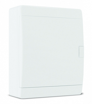 картинка Щит распределительный навесной ЩРн-П-24 пластиковый белая дверь Nedbox (601237) от магазина Электротехника