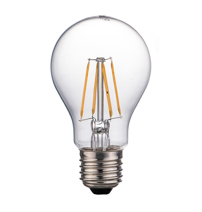 картинка Лампа LED A60  7 Вт Е27 (600lm) 4000К 170-265В нитевидная прозрачная Фарлайт от магазина Электротехника