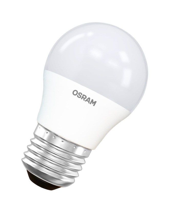 картинка Лампа LED  6.5Вт Е14 (550lm) 3000K "шар" LS CLP 60  OSRAM !!! от магазина Электротехника