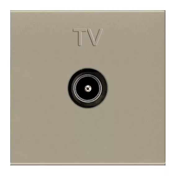 картинка Розетка 1 мод. TV одиночная   шампань Zenit ABB от магазина Электротехника