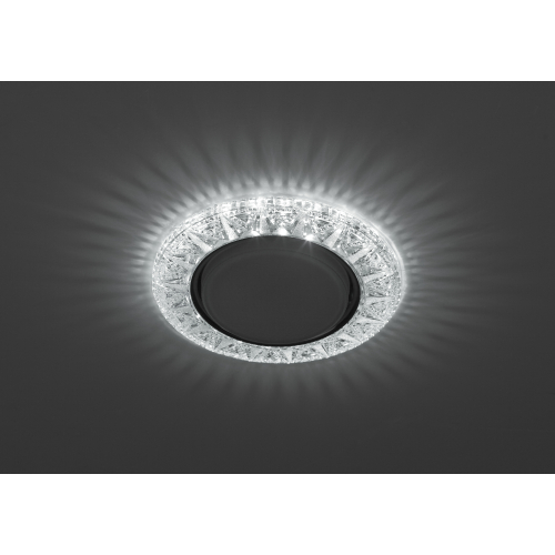 картинка Светильник GX53 встр. 15Вт c подсветкой  прозрачный ЭРА !!! от магазина Электротехника