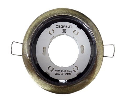 картинка Светильник GX53 встр. 106х26мм 220В бронза Фарлайт  от магазина Электротехника