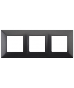 картинка Рамка 3-я антрацит Elegance Эра от магазина Электротехника