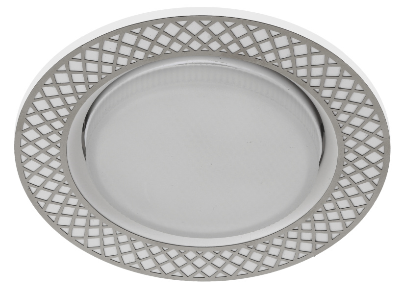 картинка Светильник GX53 встр. 15Вт белый/хром ЭРА от магазина Электротехника