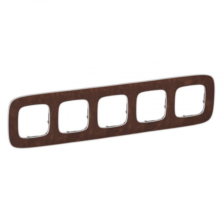 картинка Рамка 5-пост. универсальная Кожа Valena ALLURE от магазина Электротехника