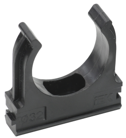 картинка Держатель с защёлкой D32 черный (уп.50 шт) IEK от магазина Электротехника