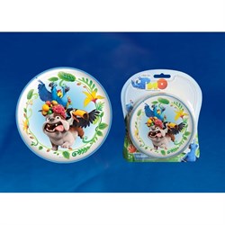 картинка Светильник-ночник LED "RIO" 5LED (4хAA) круглый пластик, голубой Uniel от магазина Электротехника