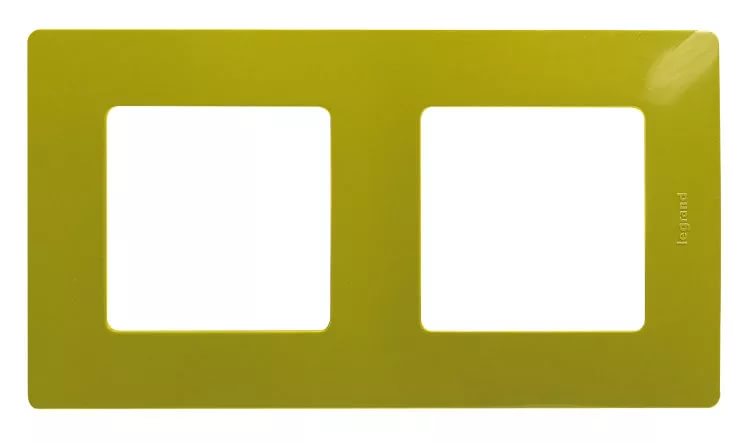 картинка Рамка 2-пост. зеленый папоротник Etika от магазина Электротехника