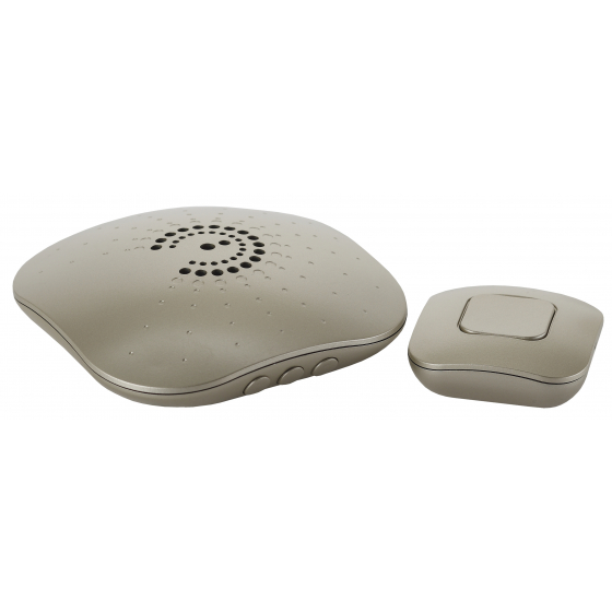 картинка Звонок беспроводной  6 мелодий 100м. BIONIC Champagne (шампань) ЭРА от магазина Электротехника