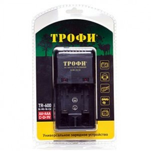 картинка Зарядное устройство универсальное TR-600  (6/24/576) ТРОФИ ЭРА от магазина Электротехника