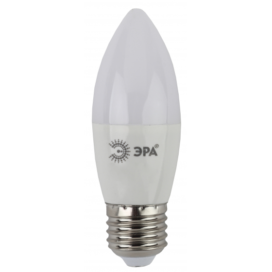 картинка Лампа LED 10Вт E27 (800lm) 4000К "свеча" ЭРА от магазина Электротехника