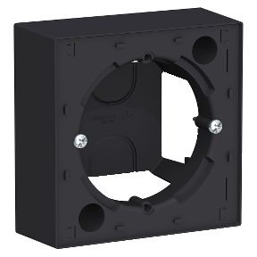 картинка Коробка для наружного монтажа карбон ATLAS DESIGN от магазина Электротехника