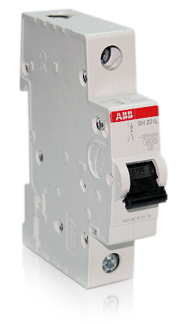 картинка Выключатель автоматический SH201L 1P 20А 4.5kA C АВВ от магазина Электротехника