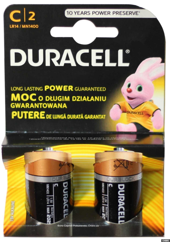 картинка Элемент питания LR14 DURACELL от магазина Электротехника