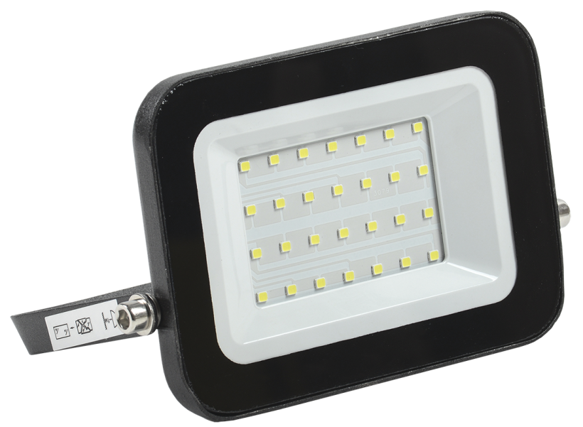 картинка Прожектор (LED)  30Вт 6500К 2400Лм IP65 черный СДО 06-30 IEK от магазина Электротехника