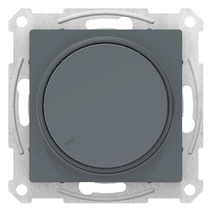 картинка Диммер поворотно-нажимной, 315Вт, грифель  ATLAS DESIGN от магазина Электротехника