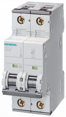 картинка Выключатель автоматический 2Р 6A С 6kA 400В Siemens !!! от магазина Электротехника