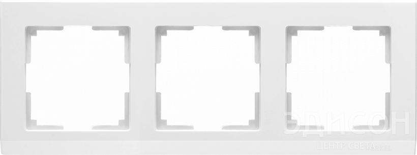картинка Рамка 3-пост. белый Stark от магазина Электротехника