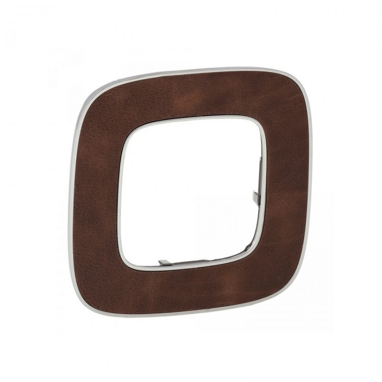 картинка Рамка 1-пост. универсальная Кожа Valena ALLURE от магазина Электротехника