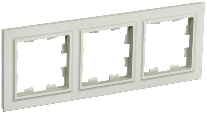 картинка Рамка 3-пост. бежевый BRITE от магазина Электротехника