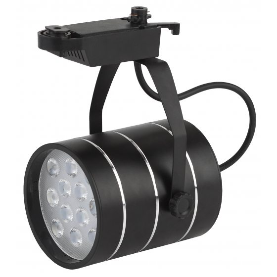 картинка Светильник трековый LED 18Вт SMD 1260Лм IP20 4000К D115х250мм черный ЭРА от магазина Электротехника