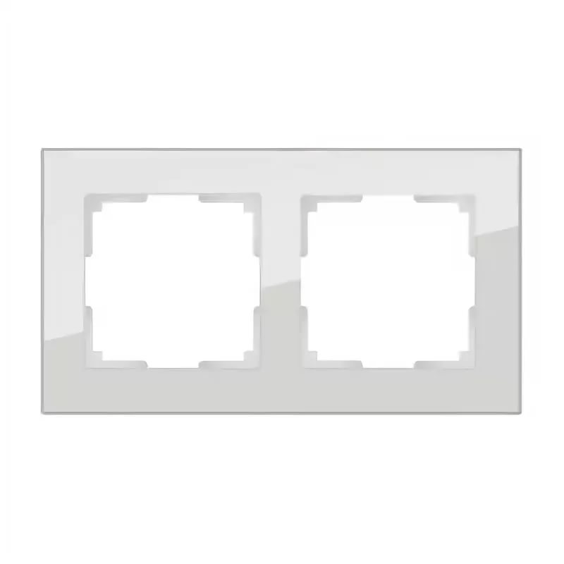 картинка Рамка 2-пост. дымчатая (стекло) Favorit  от магазина Электротехника