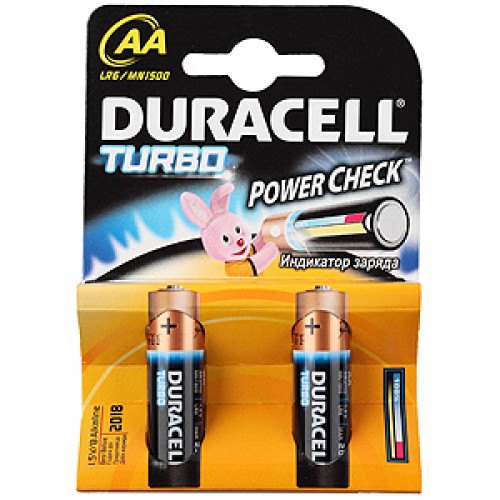 картинка Элемент питания LR6 (АА) DURACELL TURBO от магазина Электротехника
