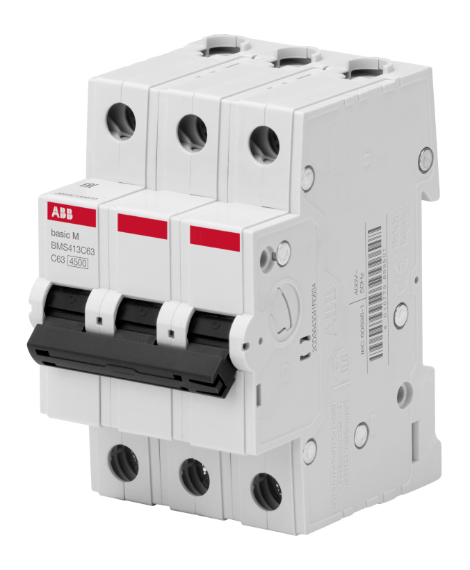 картинка Выключатель автоматический 3P  6A 4.5kA C Basic M ABB !!! от магазина Электротехника