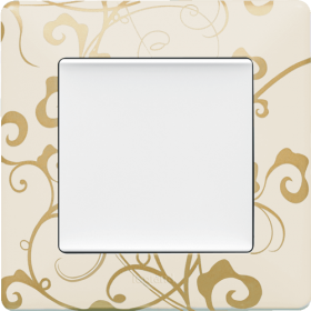 картинка Рамка  1-пост. ампир бежевый Valena LIFE от магазина Электротехника