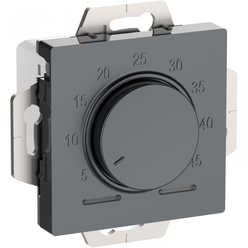 картинка Термостат для теплого пола 16A грифель  ATLAS DESIGN от магазина Электротехника