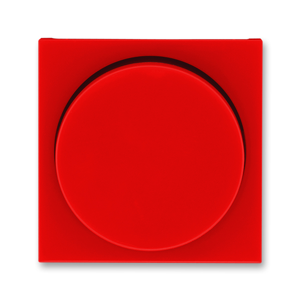 картинка Накладка для светорегулятора поворотного красный/дымчатый чёрный LEVIT от магазина Электротехника