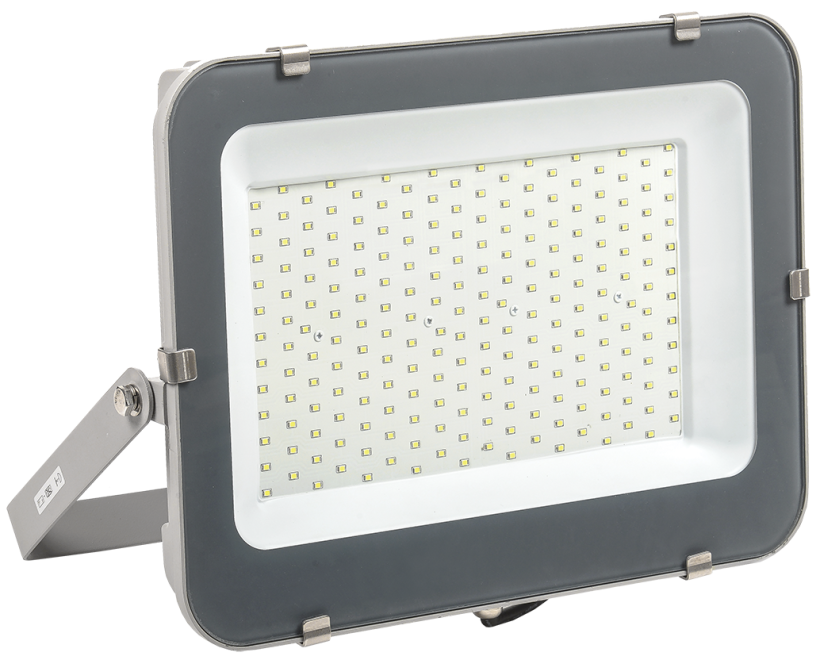 картинка Прожектор (LED) 200Вт 6500К 17000Лм IP65 100град серый СДО 07-200 IEK от магазина Электротехника