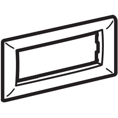 картинка Рамка 4 модуля белая Brava !!! от магазина Электротехника