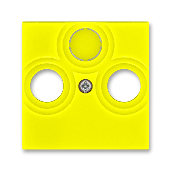 картинка Накладка розеток TV-R-SAT жёлтый LEVIT от магазина Электротехника