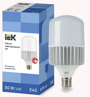 картинка Лампа LED  80Вт E40 (7200lm) 6500K IEK от магазина Электротехника