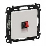 картинка Розетка 1-я аудио СУ механизм Белый Valena LIFE от магазина Электротехника