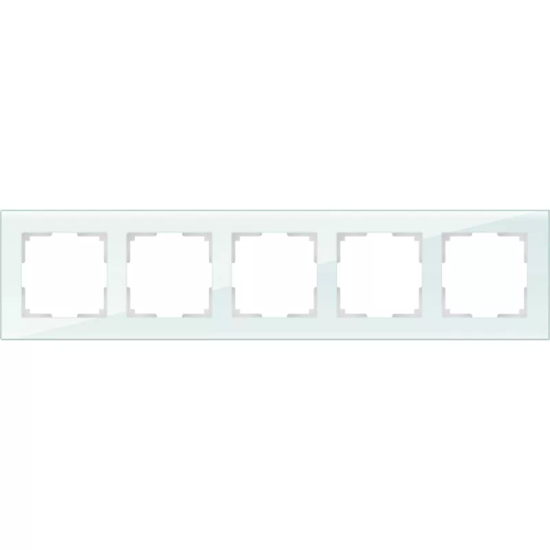 картинка Рамка 5-пост. натуральное стекло Favorit  от магазина Электротехника