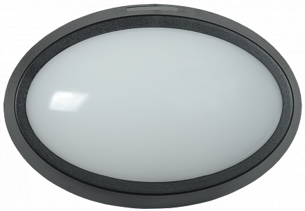 картинка Светильник "овал" LED 12Вт (960Лм) 4000K IP65  черный пластик ДПО 5041 ИЭК !!! АКЦИЯ от магазина Электротехника