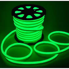 картинка Гибкий Неон LED SMD, форма - D, зелёный, 120 LED/м,  бухта 100м от магазина Электротехника