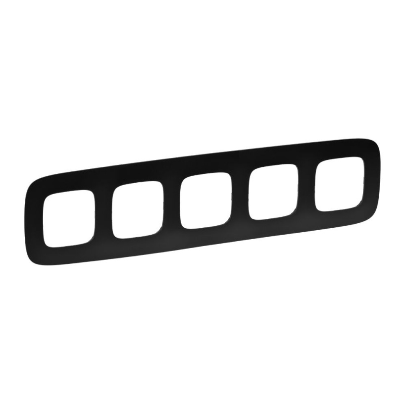 картинка Рамка 5-пост. универсальная Матовый черный Valena ALLURE от магазина Электротехника