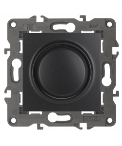 картинка Светорегулятор поворотно-нажимной 250-400Вт антрацит Elegance Эра от магазина Электротехника