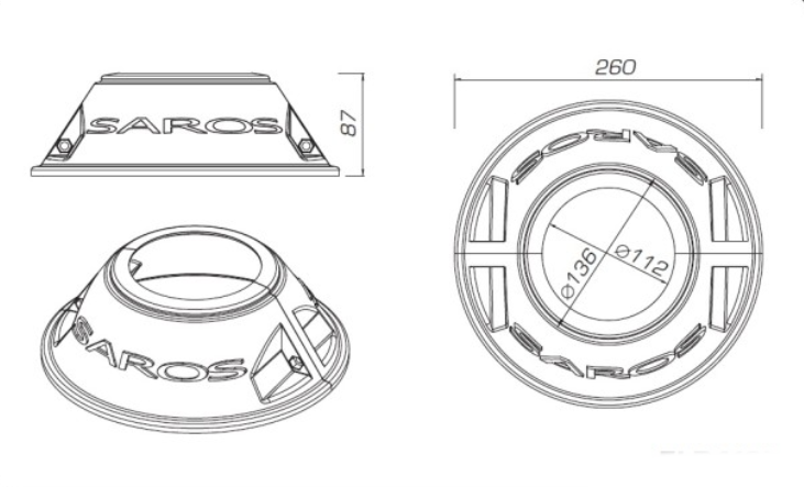 картинка Декоративные фланцы FLD1 Сарос от магазина Электротехника