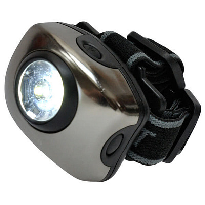 картинка Фонарь налобный 1LED алюм. 3хААA Uniel от магазина Электротехника