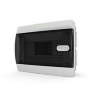 картинка Пластиковый распределительный щит СVK 40-08-1 прозрачная черная дверца Tekfor !!! от магазина Электротехника